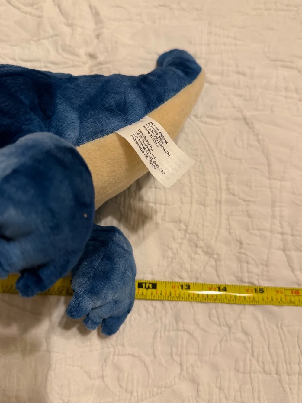 2 for$5✨Cute & Cuddly Blue Dinosaur Plush 13 Inch